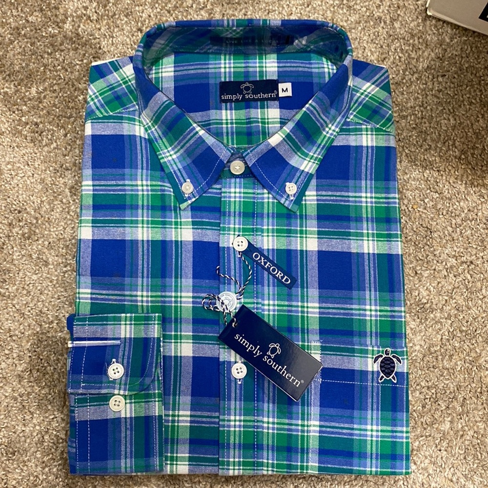 Simply Southern Men’s Button Down Shirt